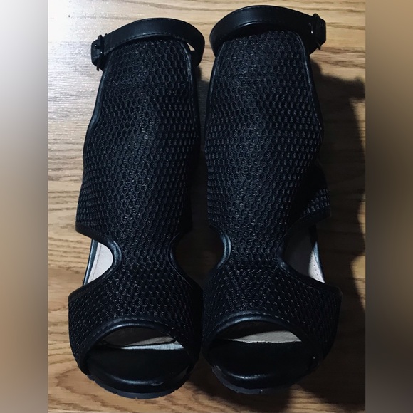 Steve Madden x Iggy Azalea Black "Brixxton” Mesh Stiletto Heels Women's size 7 - Picture 10 of 11